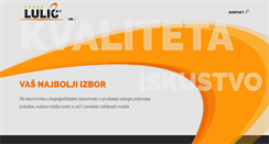 Desktop Screenshot of lulic.hr